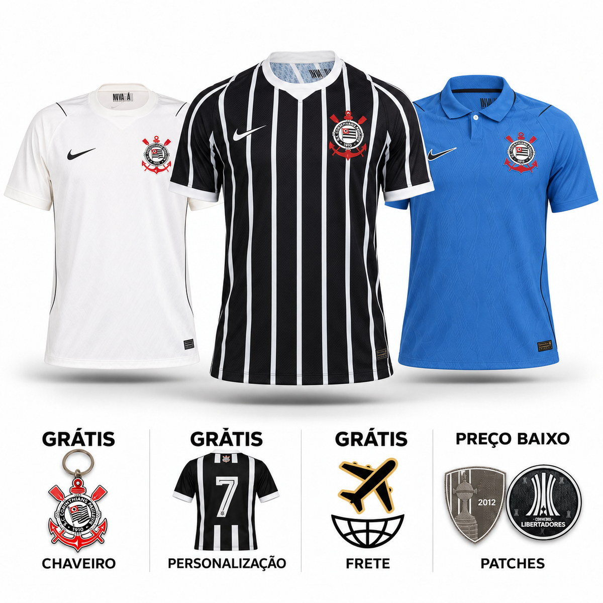 Combo Home, Away and Third  26/27 Fan Shirt