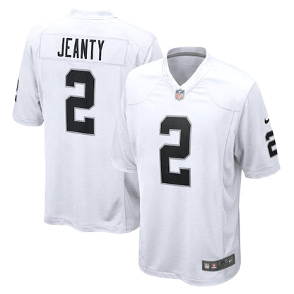 Ashton Jeanty Game Jersey White
