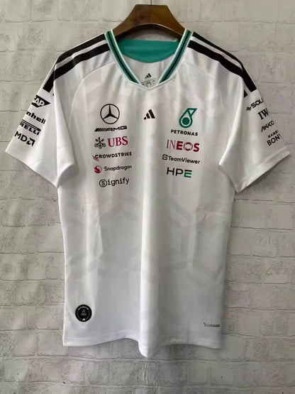 Driver Tee White 2026 002-F1