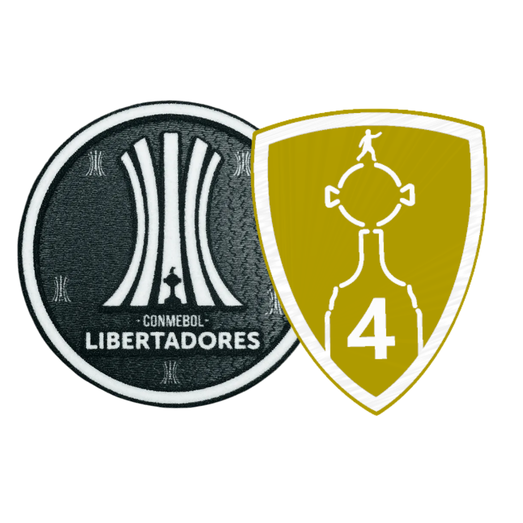 Patches Libertadores 4 Trophies