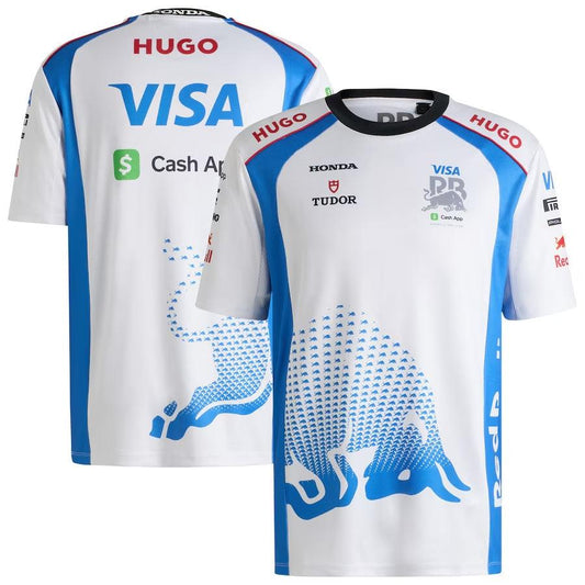 2025 Team Set Up T Shirt White 009-F1