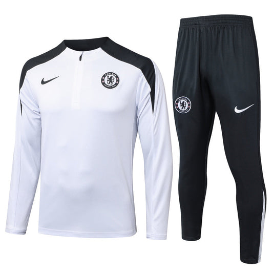 Chelsea 25/26 Pre-Match White Tracksuit