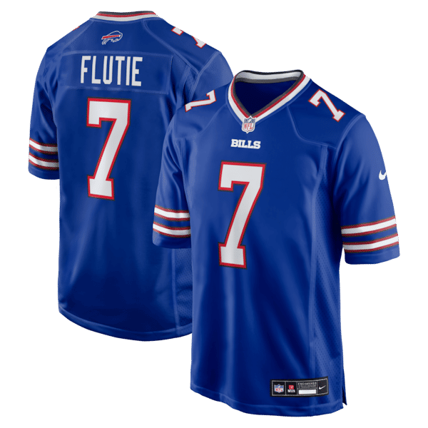 Doug Flutie Game Retired Player Jersey Royal