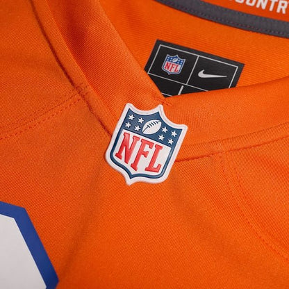 Terrell Davis Mile High Collection 1977 Throwback Retired Player Game Jersey Orange