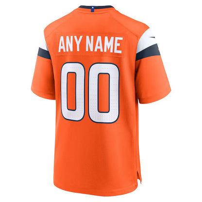 Custom Game Jersey Orange
