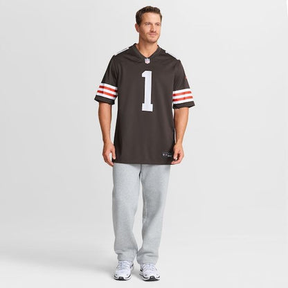 KC Concepcion 2026 Draft First Round Pick No. 24 Game Jersey Brown