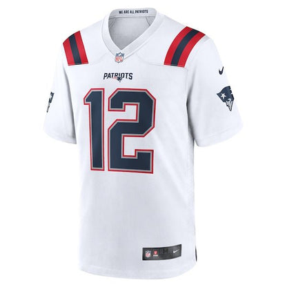 Tom Brady Retired Game Jersey White