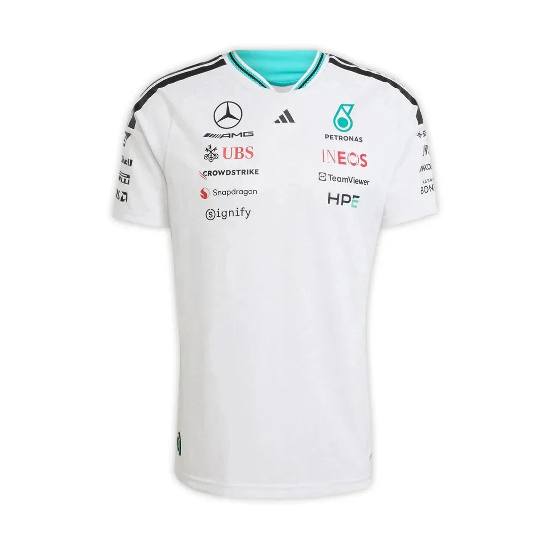Driver Tee White 2026 002-F1